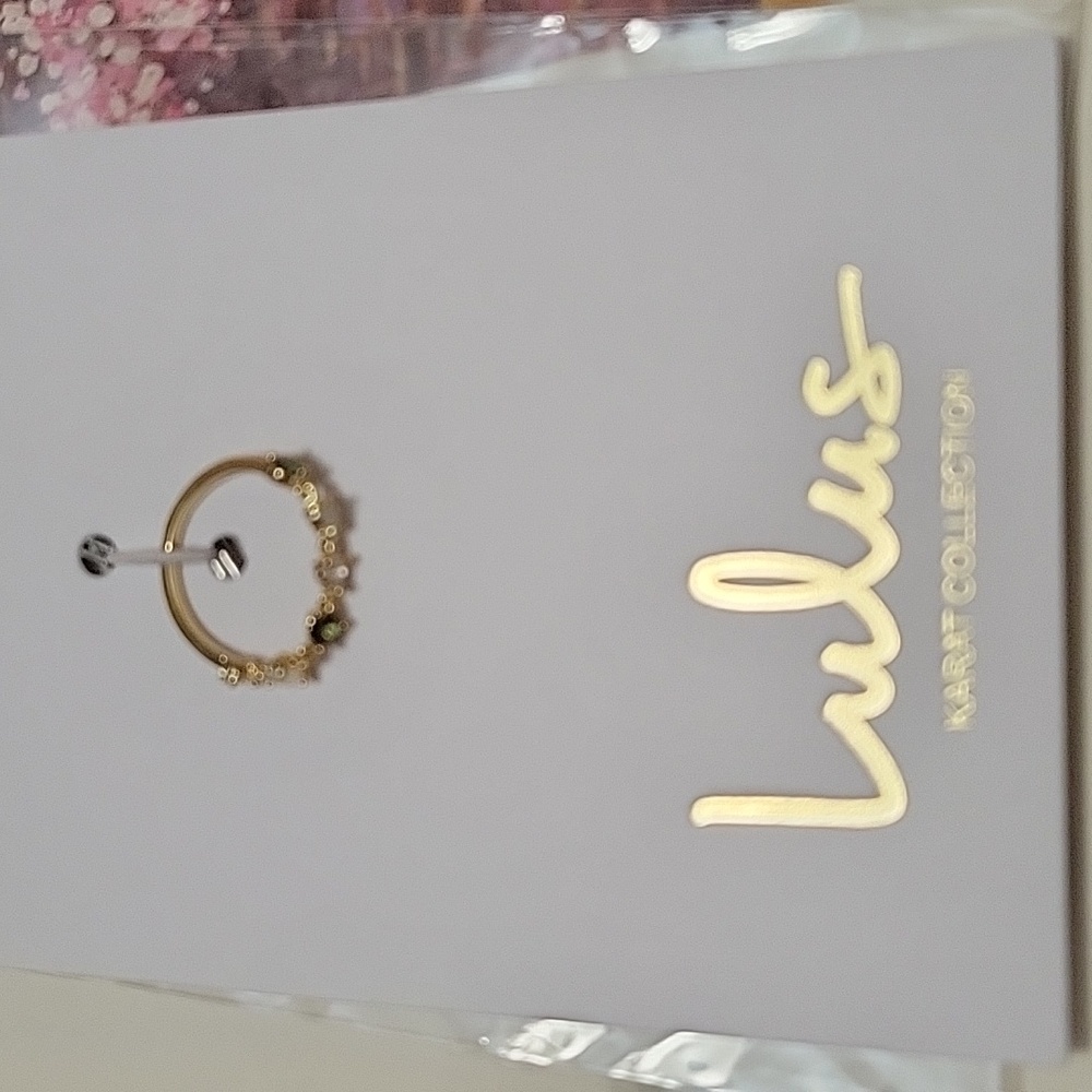 Lulu's karat collection flexible opal ring